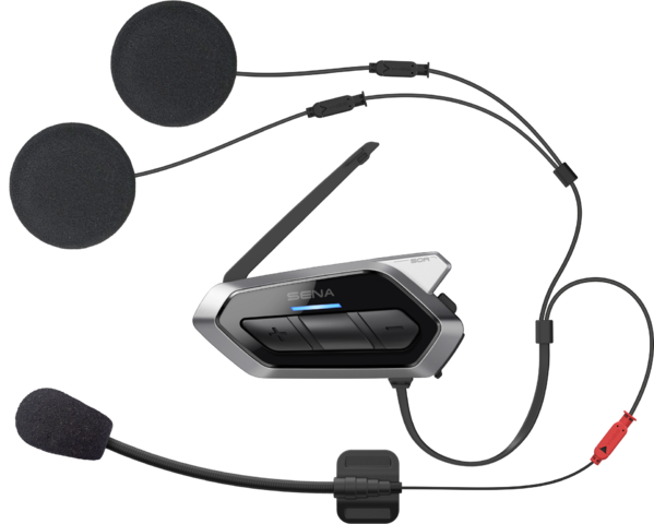 SENA 50R Low Profile Motorcycle Mesh Intercom Kit with sound by Harman Kardon Sena