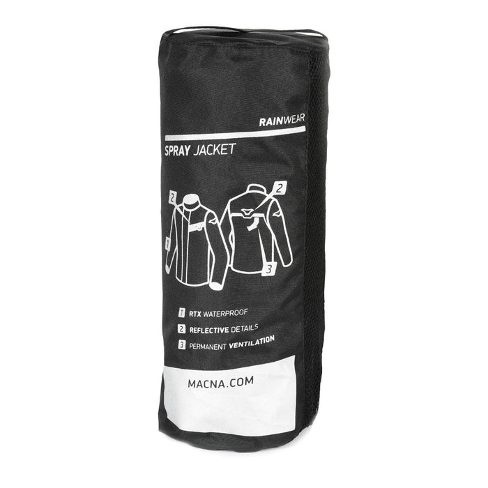 Macna Rainwear Spray Jacket Black Macna