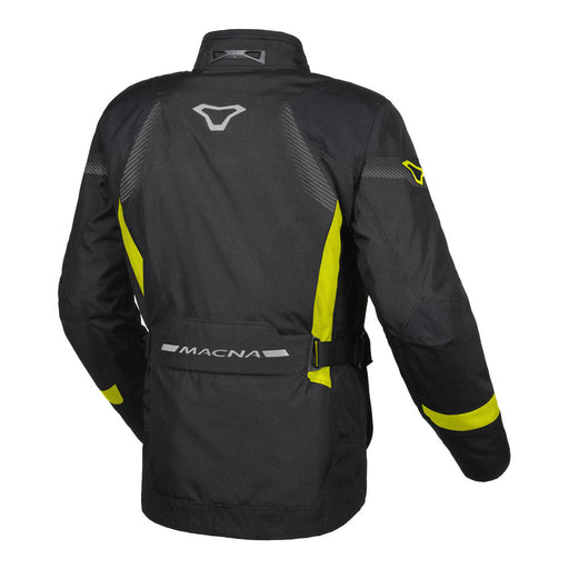 Macna Rancher Jacket Black/Fluro Yellow Macna