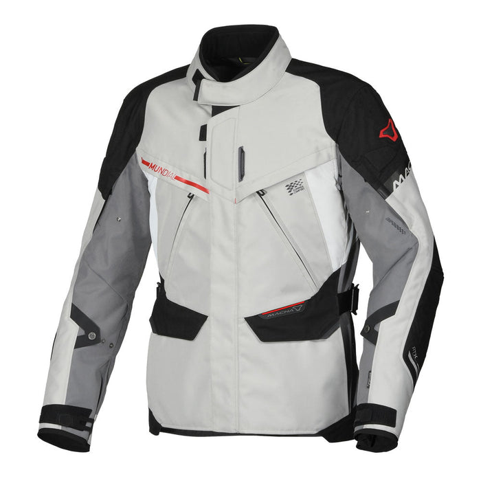 Macna Mundial Jacket Black/Grey/Red Macna