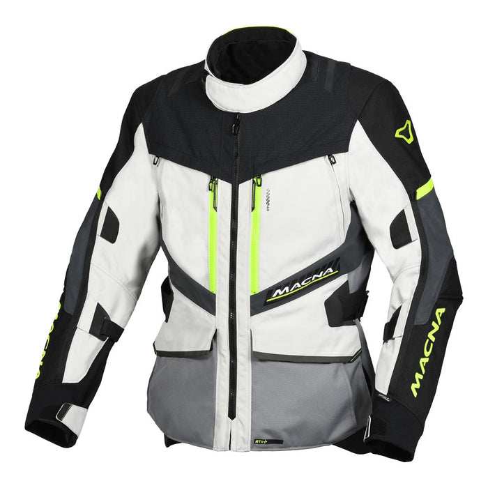 Macna Domane Jacket Light Grey/Fluro Macna