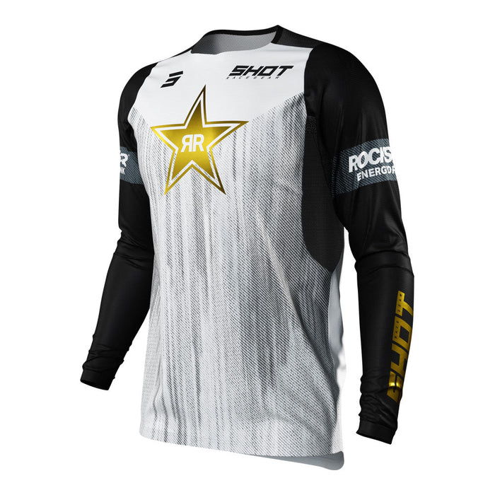Shot Contact Limited Edition Rockstar Jersey White Shot MX