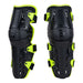 Shot Airflow Adult Knee/Shin Guards Black/Yellow Shot MX