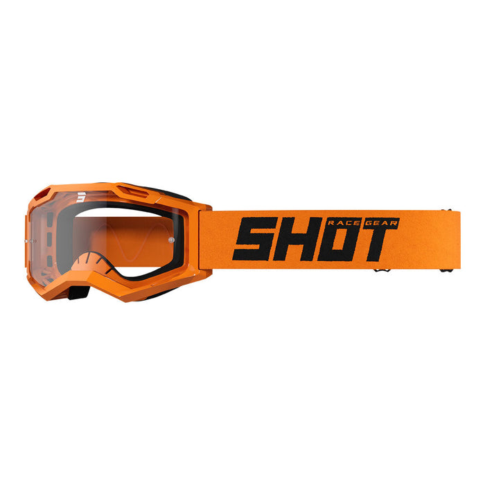 Shot Assault 2.0 Solid Goggles Neon Orange Glossy Shot MX