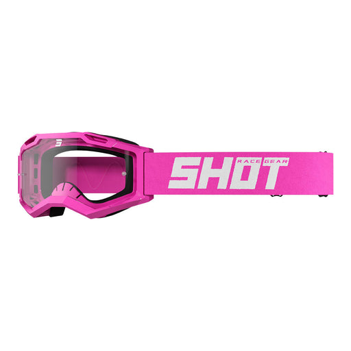 Shot Assault 2.0 Solid Goggles Neon Pink Glossy Shot MX