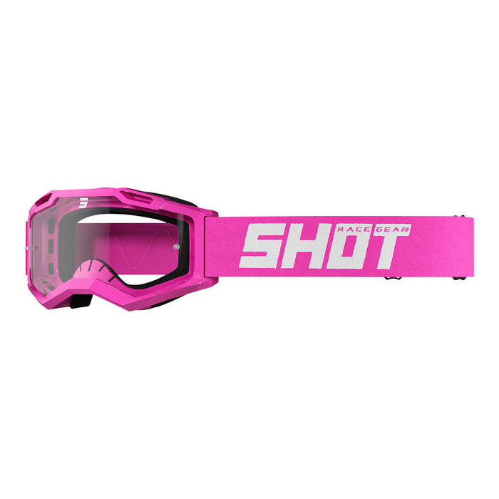 Shot Assault 2.0 Solid Goggles Neon Pink Glossy Shot MX