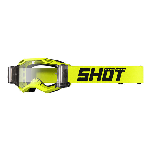 Shot Assault 2.0 Solid Goggles Roll Off Neon Yellow Shot MX