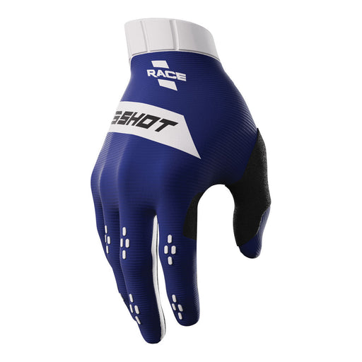 Shot Race Gloves Blue Shot MX