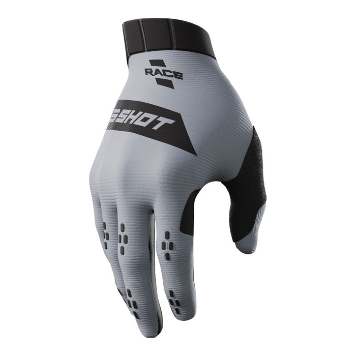 Shot Race Gloves Grey Shot MX