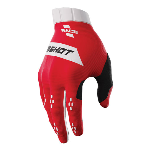 Shot Race Gloves Red Shot MX
