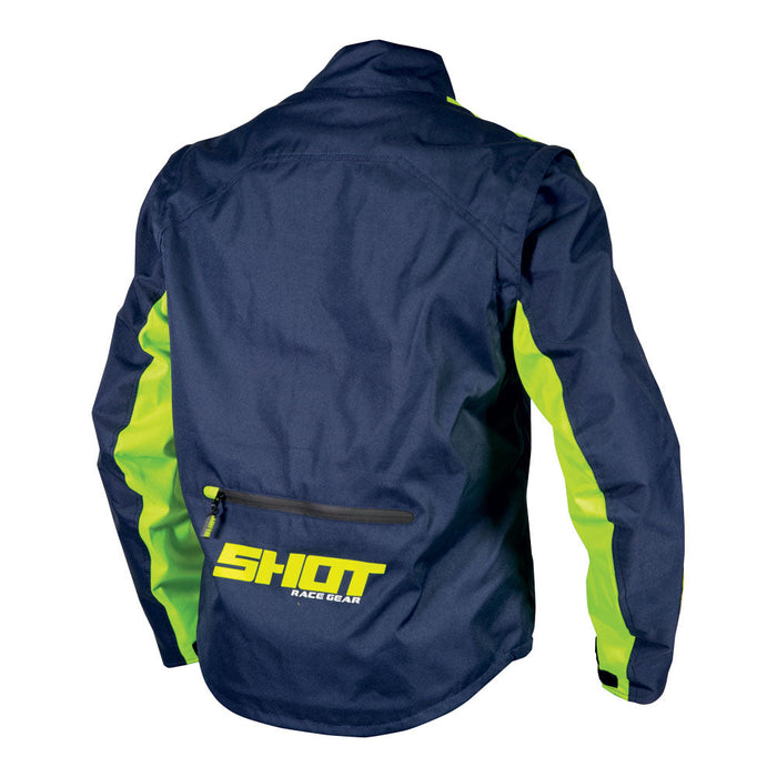 Shot Contact Assault Enduro Jacket Blue/Neon Yellow Shot MX
