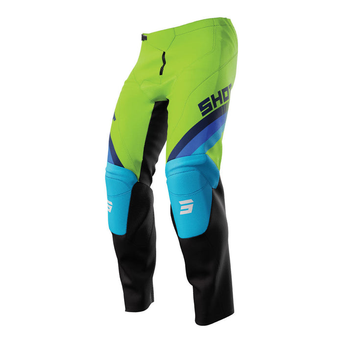 Shot Raw Kid Tracer Pants Green Shot MX