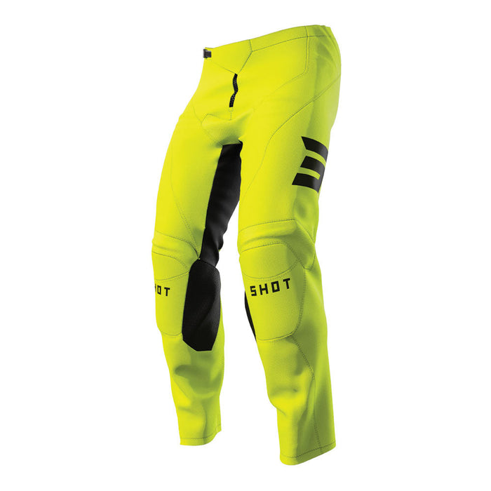 Shot Raw Kid Escape Pants Neon Yellow Shot MX