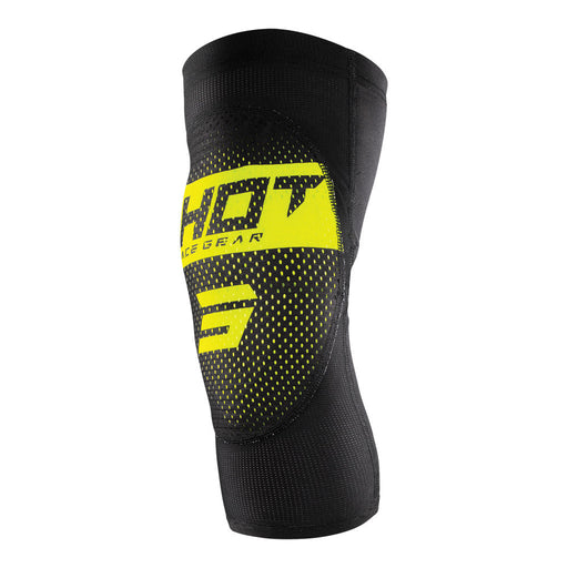 Shot Airlight Kid Knee Guards Black/Neon Yellow Shot MX