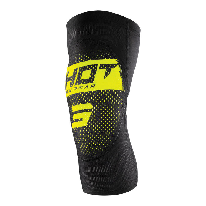 Shot Airlight Kid Knee Guards Black/Neon Yellow Shot MX