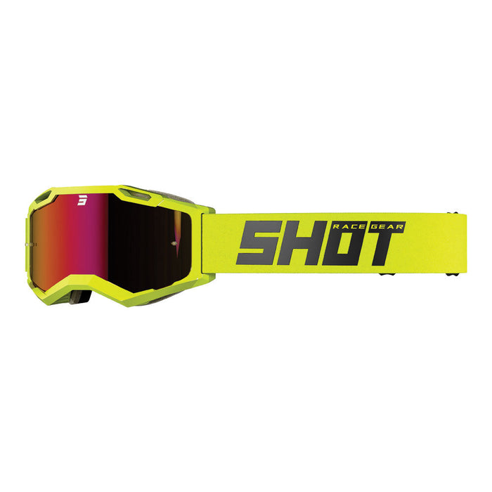 Shot Iris 2.0 Solid Goggles Neon Yellow Glossy Shot MX