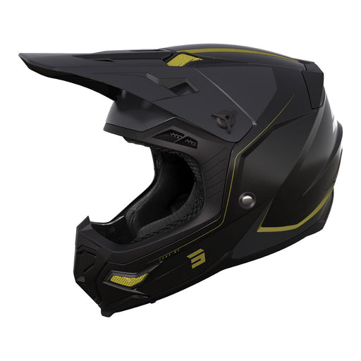 Shot Core Comp Helmet Matt Black/Gold MIPS Shot MX