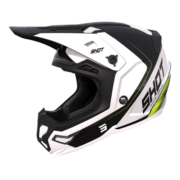 Shot Core Fast Helmet Black/Pearly MIPS Shot MX