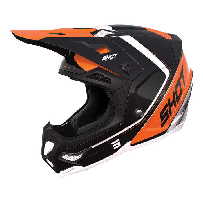 Shot Core Fast Helmet Orange/Pearly MIPS Shot MX