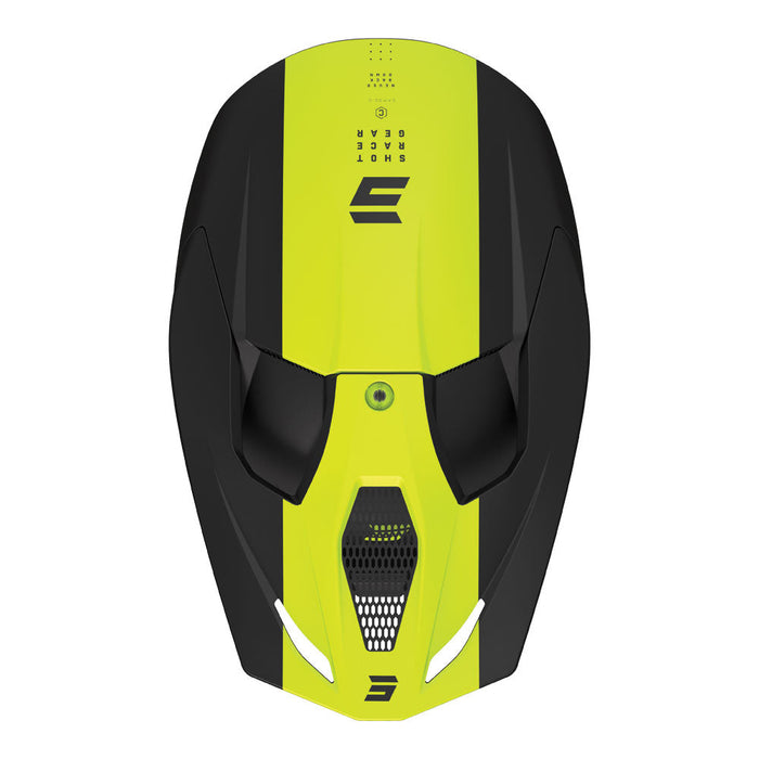 Shot Race Camo Helmet Matt Black/Neon Yellow MIPS Shot MX