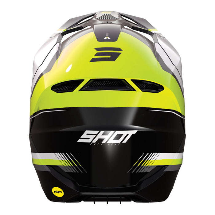 Shot Race Tracer Helmet Neon Yellow Glossy MIPS Shot MX
