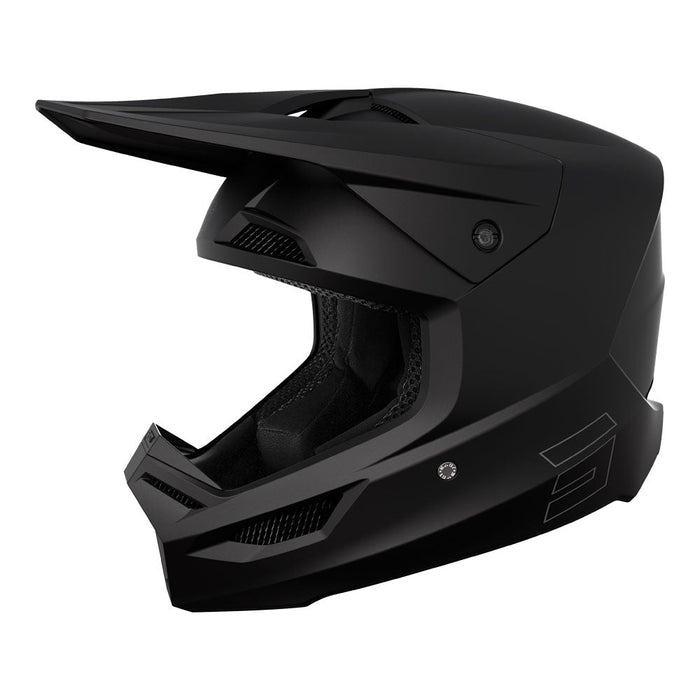 Shot Race Solid Helmet Black Matt MIPS Shot MX