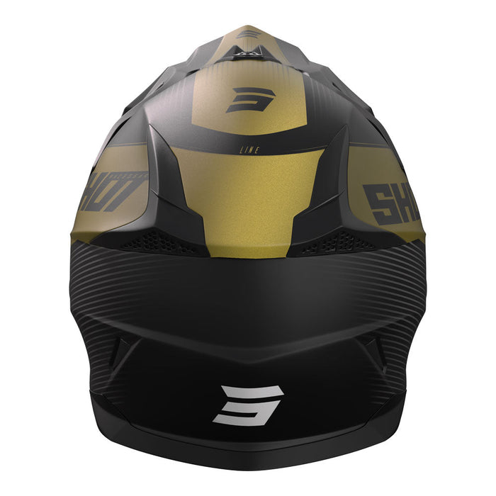 Shot Pulse Line Helmet Gold Matt Shot MX