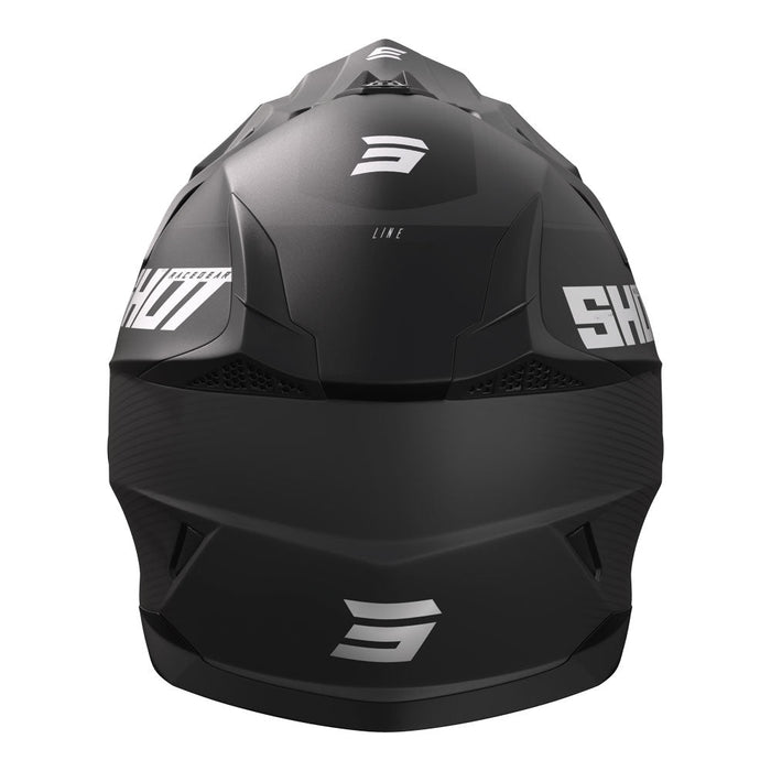 Shot Pulse Line Helmet Matt Black/Grey Shot MX