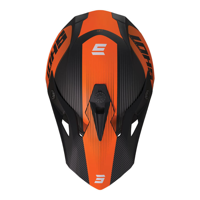Shot Pulse Line Helmet Matt Orange Shot MX