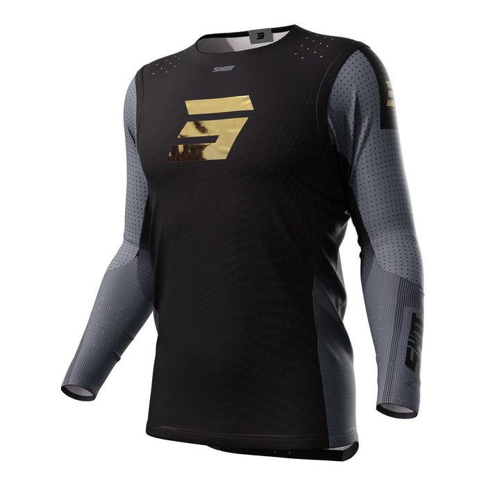 Shot Aerolite Jersey Honor Black/Gold Shot MX