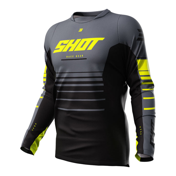 Shot Devo Jersey Peak Neon Yellow Shot MX