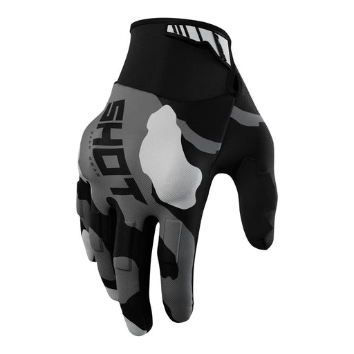 Shot Drift Enduro Gloves Camo Grey Shot MX