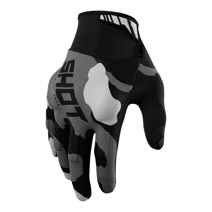 Shot Drift Enduro Gloves Camo Grey Shot MX