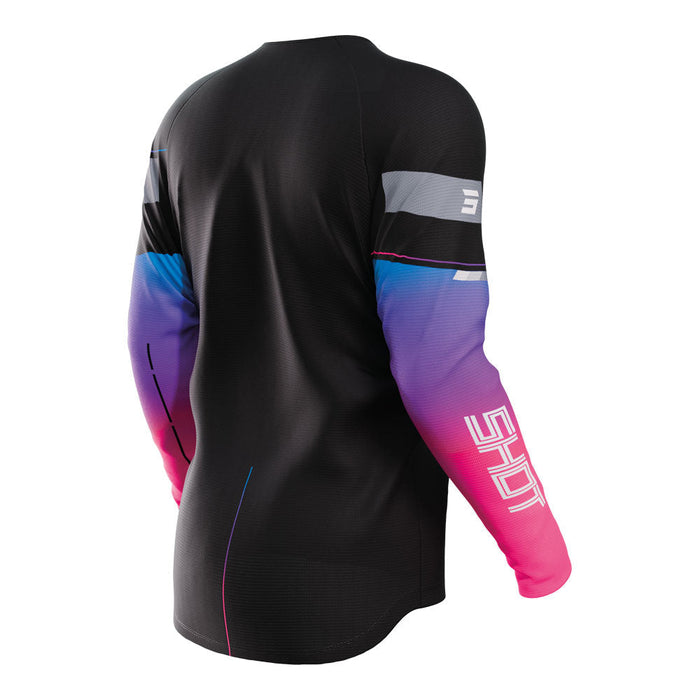 Shot Raw Kid Jersey Indy Black Shot MX