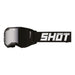 Shot Assault 2.0 Goggles Solid Black with Silver Iridium Lens Shot MX