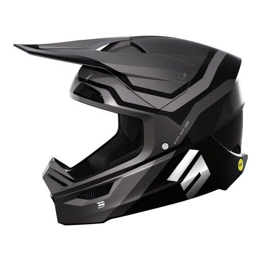 Shot Race Helmet Sky Grey Chrome Shot MX
