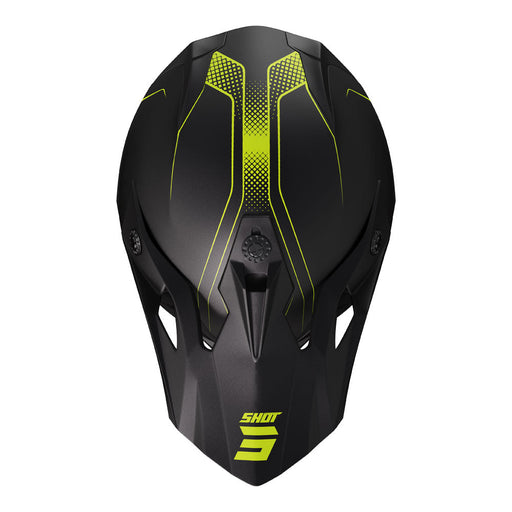 Shot Pulse Helmet Edge Matt Black/Neon Yellow Shot MX