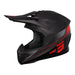Shot Pulse Helmet Edge Matt Black/Red Shot MX