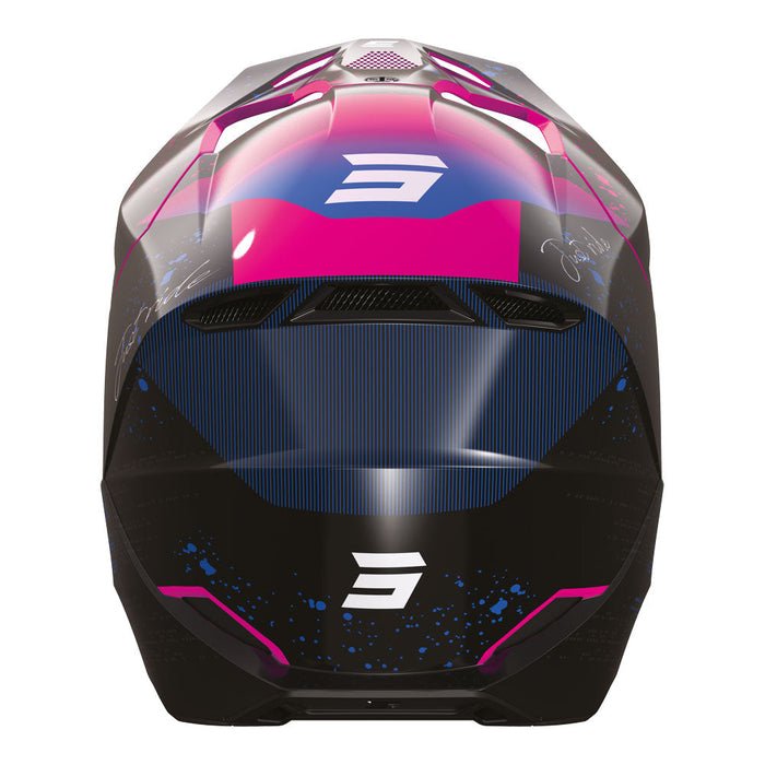 Shot Furious Kid Helmet Matrix Purple Glossy Shot MX