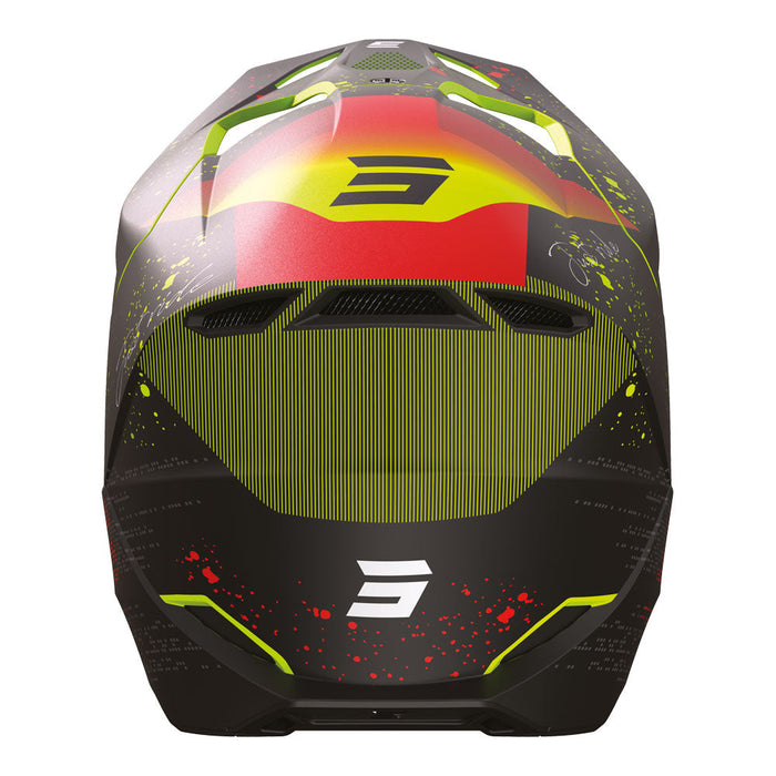Shot Furious Kid Helmet Matrix Red Glossy Shot MX