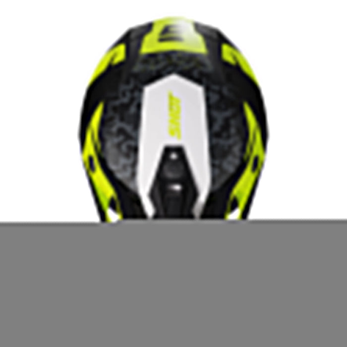Shot Pulse Kid Helmet Airfit Black/White/Neon Yellow Shot MX