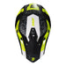 Shot Pulse Kid Helmet Airfit Black/White/Neon Yellow Shot MX
