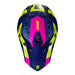 Shot Pulse Kid Helmet Airfit Blue/Neon Yellow/Pink Shot MX