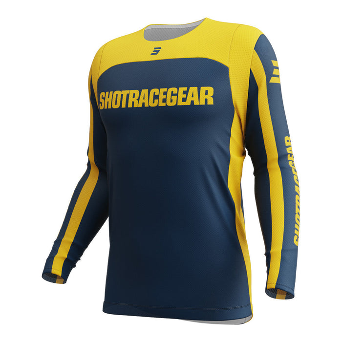 Shot Contact Mythic Jersey Blue/Yellow Shot MX