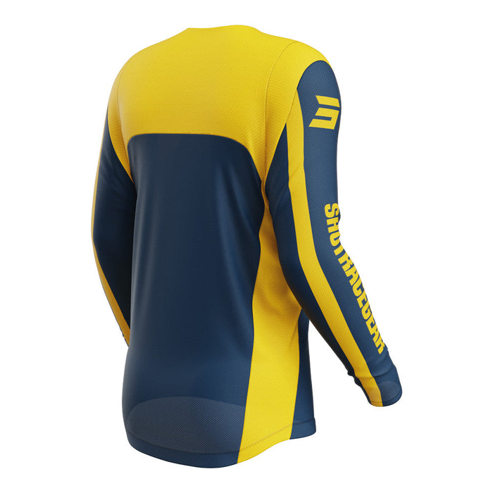 Shot Contact Mythic Jersey Blue/Yellow Shot MX