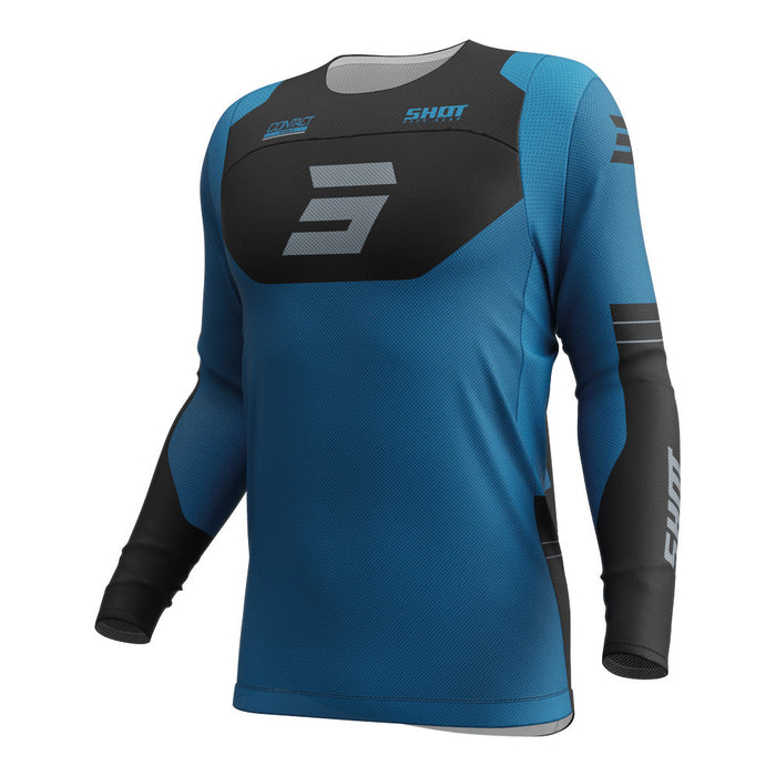 Shot Contact Shield Jersey Blue Shot MX