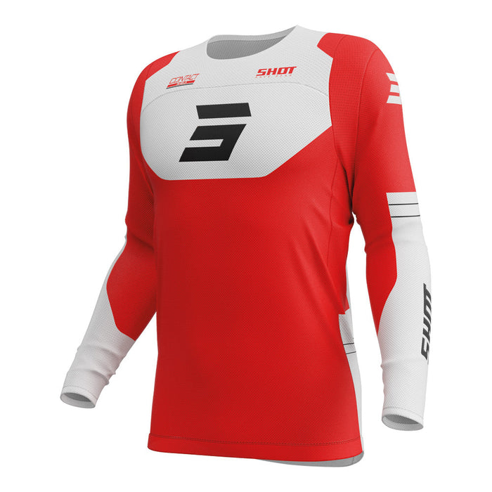 Shot Contact Shield Jersey Red Shot MX
