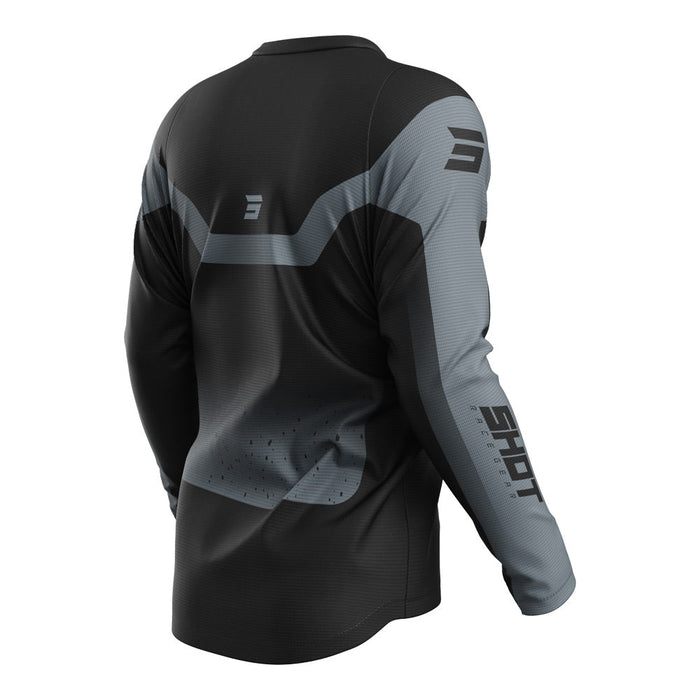Shot Devo Blast Jersey Black/Grey Shot MX