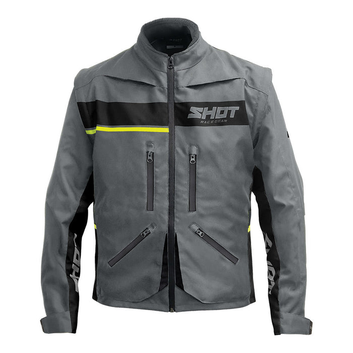 Shot Contact Assault 2.0 Jacket Grey/Neon Yellow Shot MX