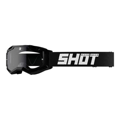 Shot Rocket Kid 2.0 Goggles Solid Black Glossy Shot MX